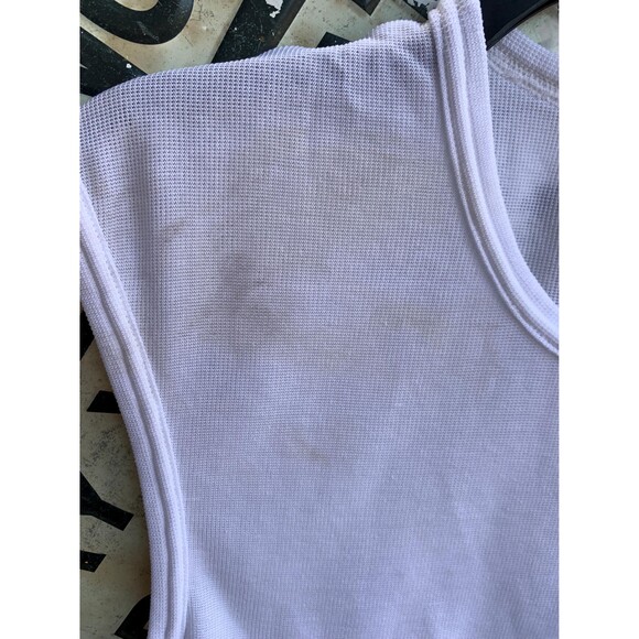 Vintage 90s White Nike tank top nike fits women size M - Picture 9 of 10